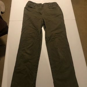 Talbots Olive Green Stretch Dress Pants Size 6